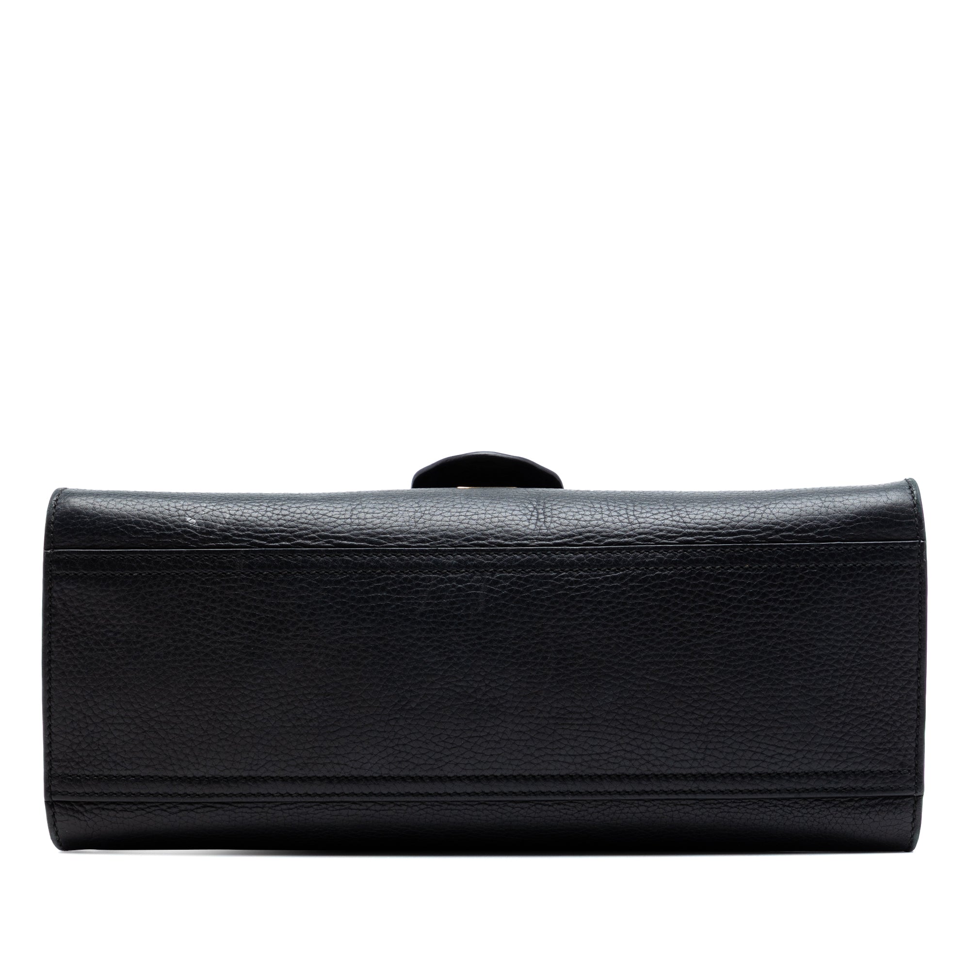 Small GG Marmont Grained Calfskin Top Handle Satchel - Image 3