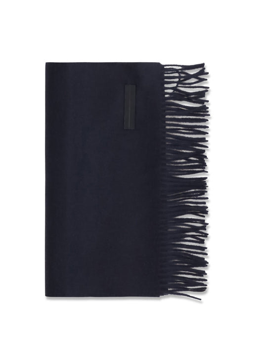 Zegna Oasi Scarf — Black Kashmir/capra Hircus Scarfs