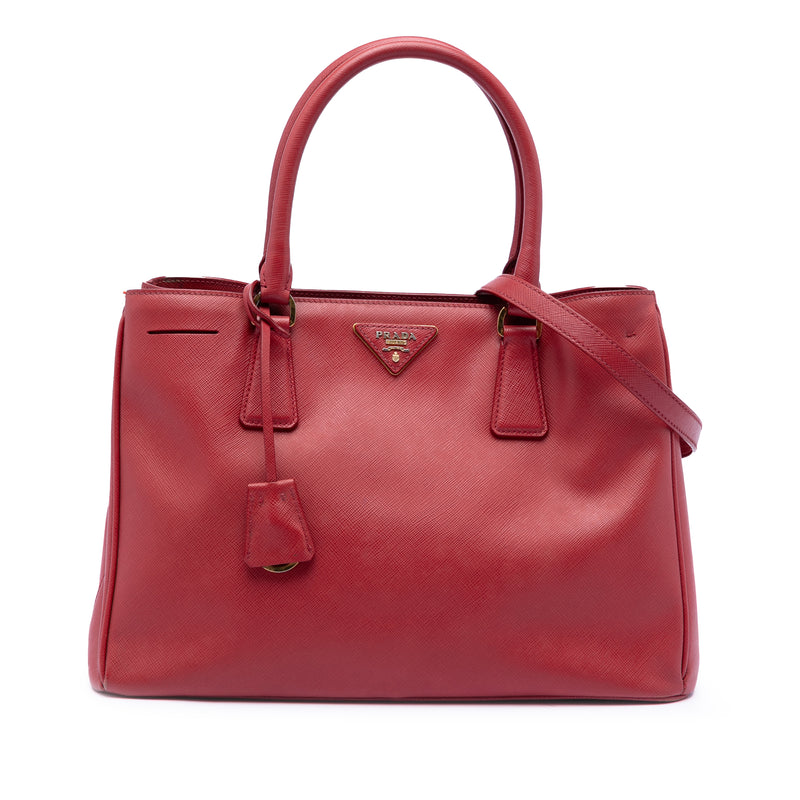 Medium Saffiano Lux Galleria Satchel