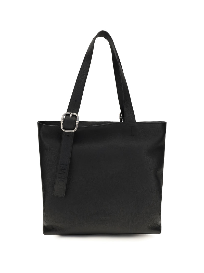 Loewe Tote Bag — Black Calf Leather