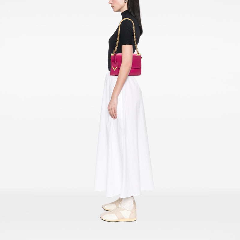 Leather B Rockstud Shoulder Bag - Image 7