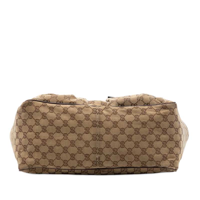 GG Canvas Web Double Pockets Tote - Image 3