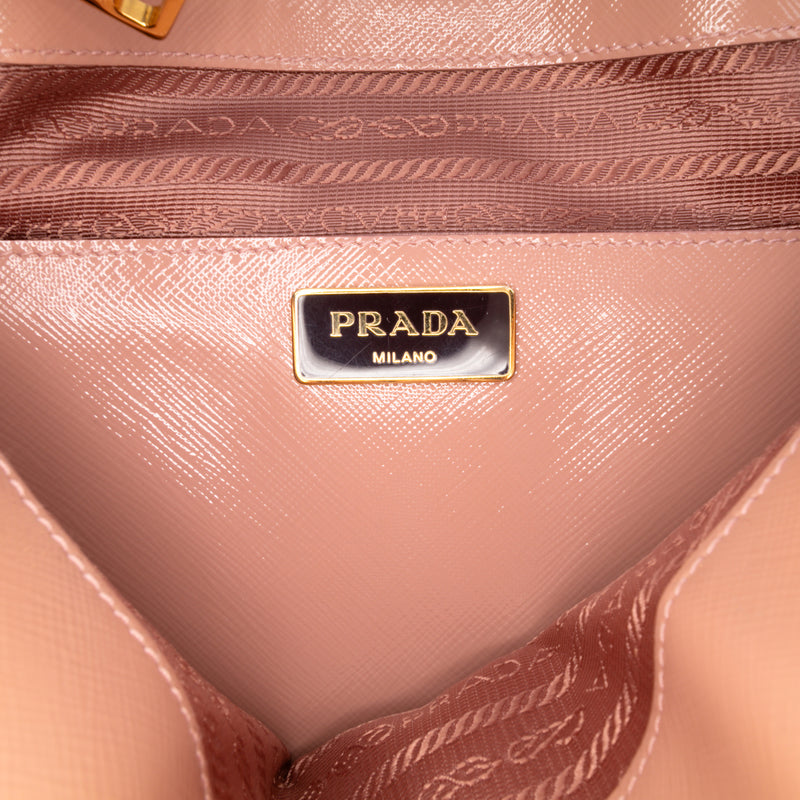 Medium Saffiano Vernice Promenade Satchel - Image 5