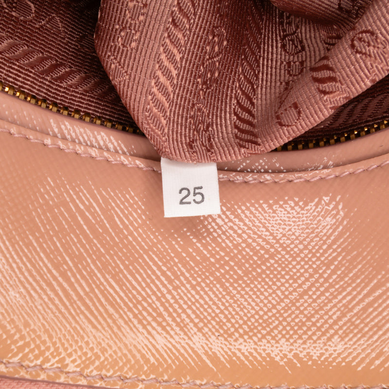 Medium Saffiano Vernice Promenade Satchel - Image 6