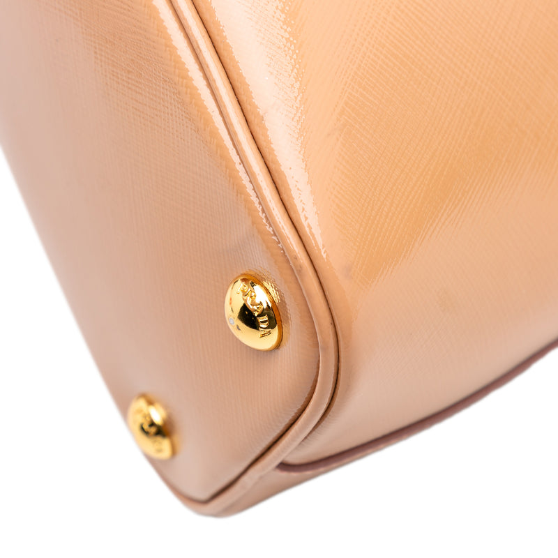 Medium Saffiano Vernice Promenade Satchel - Image 7