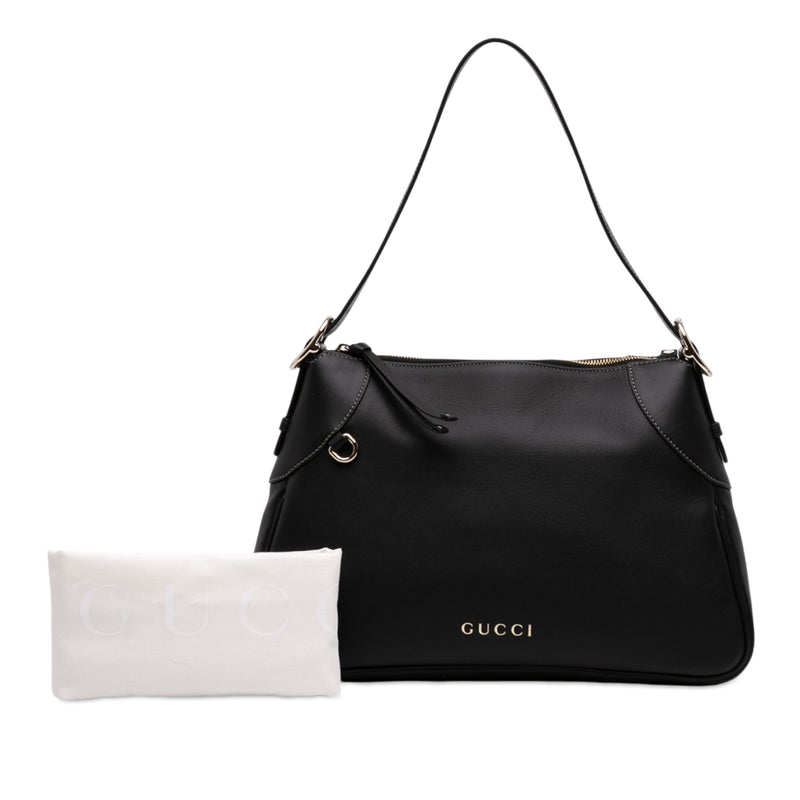 Medium Calfskin GG Emblem Shoulder Bag - Image 7
