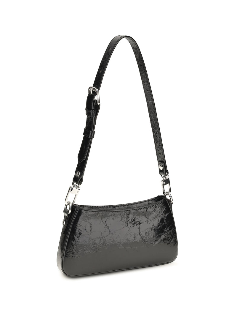 Vivienne Westwood Tasha Shoulder Bag — Black Calf Leather Bos Taurus