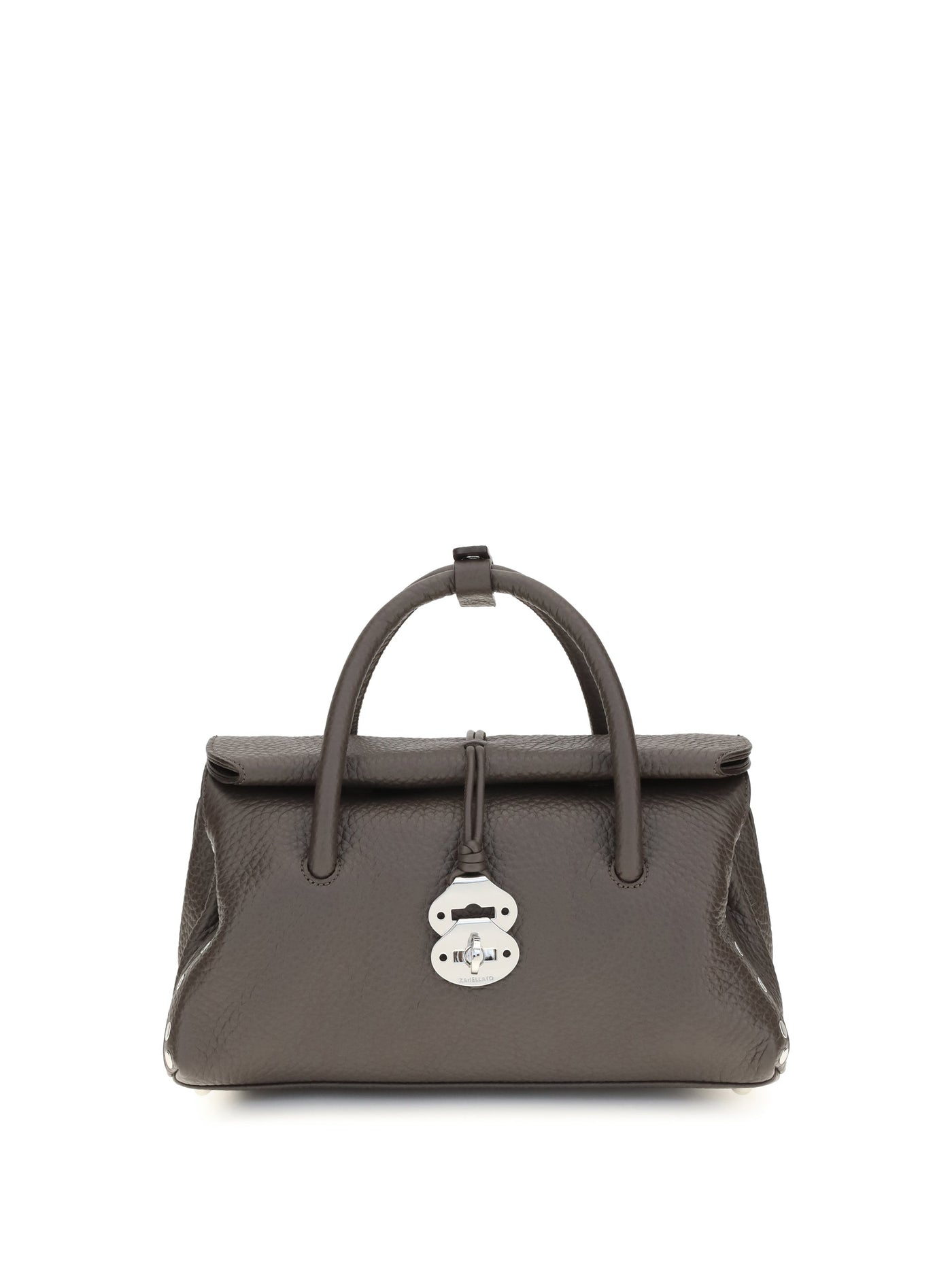 Zanellato Dotta Centauro Shoulder Bag — Brown Calf Leather Bos Taurus