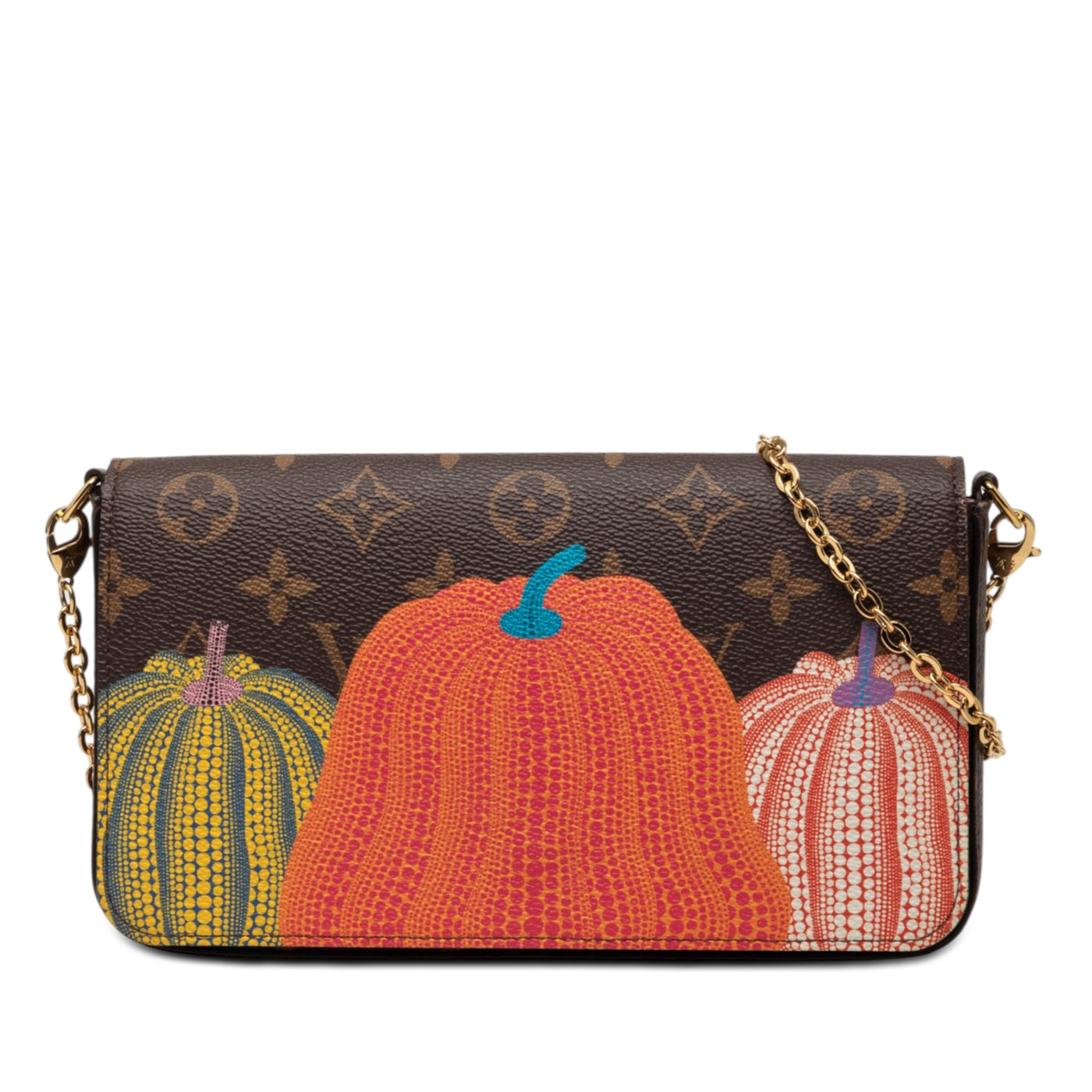 Yayoi Kusama Monogram Pumpkins Pochette Felicie - Image 1