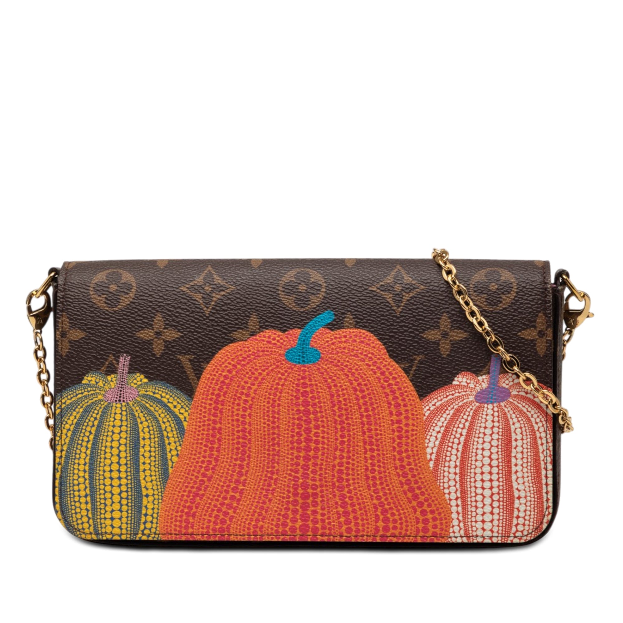 Yayoi Kusama Monogram Pumpkins Pochette Felicie - Image 1