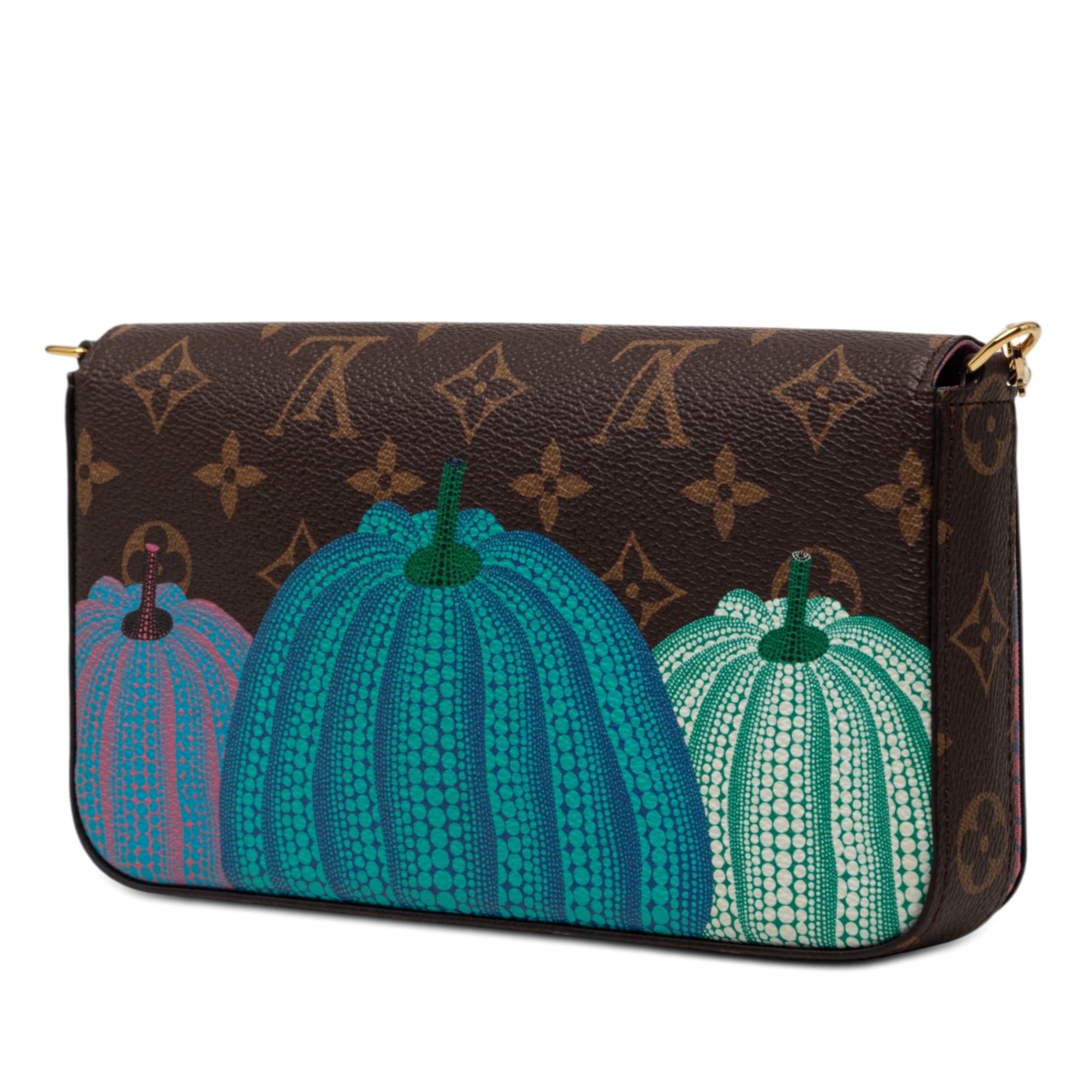 Yayoi Kusama Monogram Pumpkins Pochette Felicie - Image 2