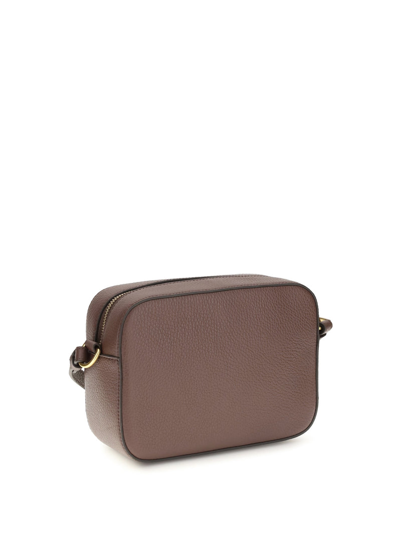 Coccinelle Beat Shoulder Bag — Brown Calf Leather Bos Taurus