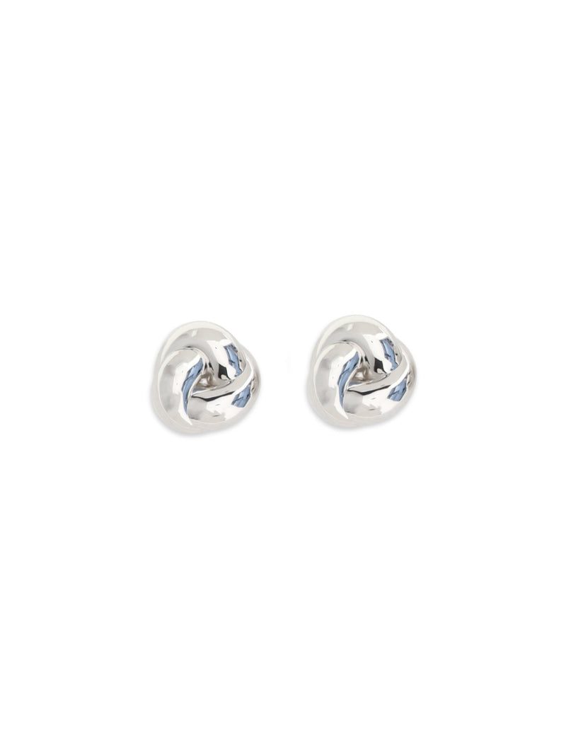 Self-Portrait Earrings — Silver Brass