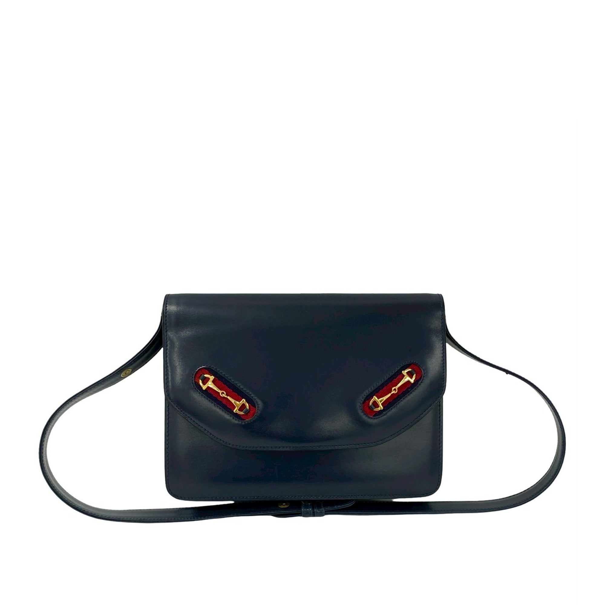 Calfskin Horsebit Crossbody - Image 1