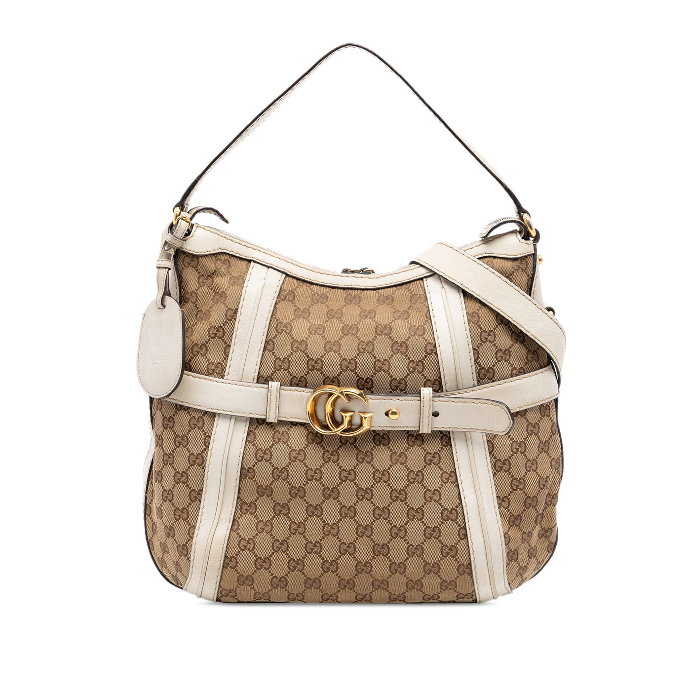 Medium GG Canvas Running Satchel - Image 1
