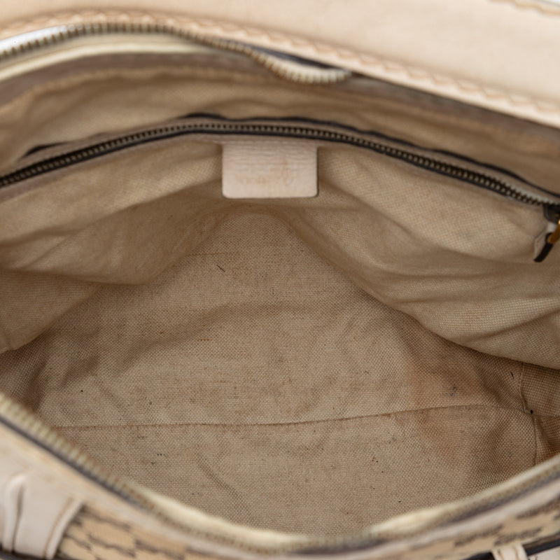 Medium GG Canvas Running Satchel - Image 4