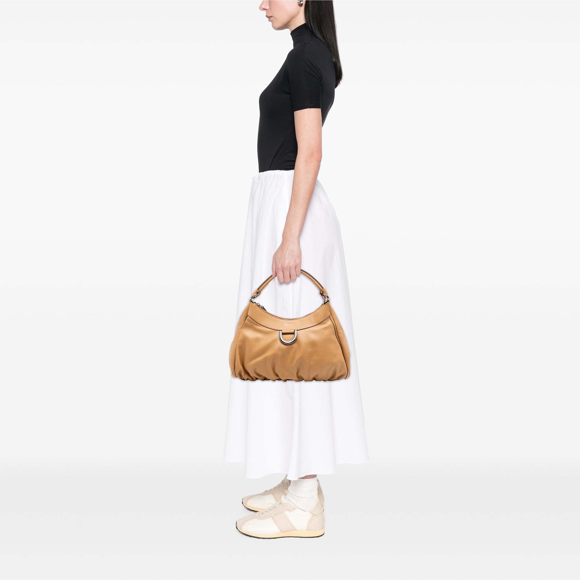 Leather Abbey D Ring Shoulder Bag - Image 7