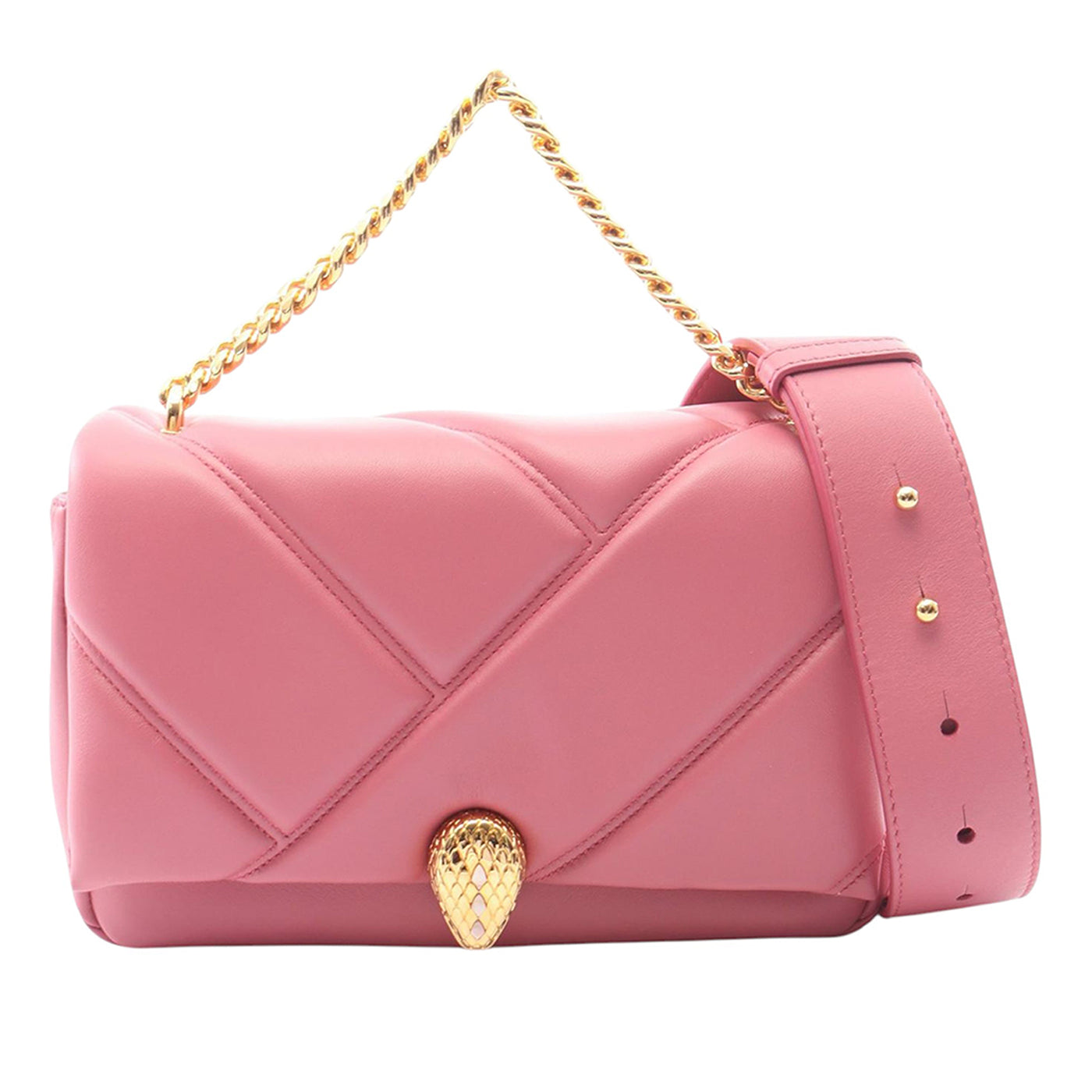 Small Leather Maxi Serpenti Cabochon Satchel - Image 1