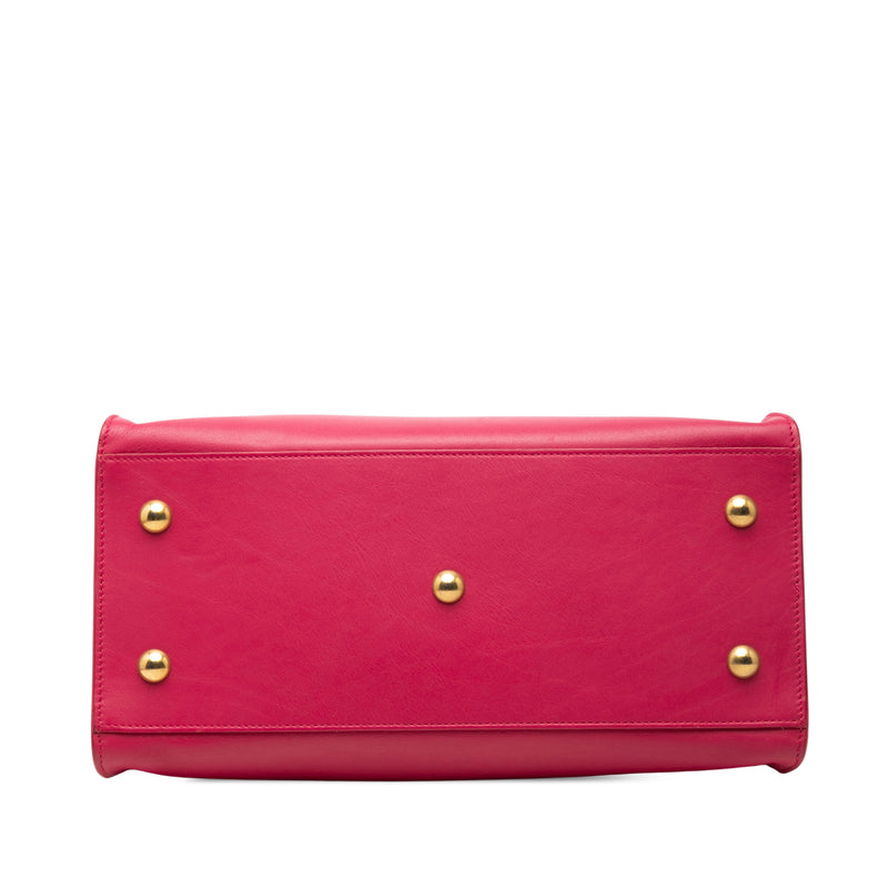 Small Calfskin Cabas Chyc Satchel - Image 3