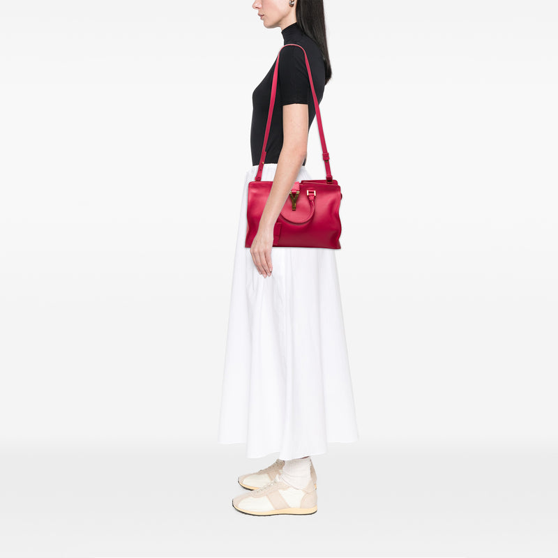 Small Calfskin Cabas Chyc Satchel - Image 7