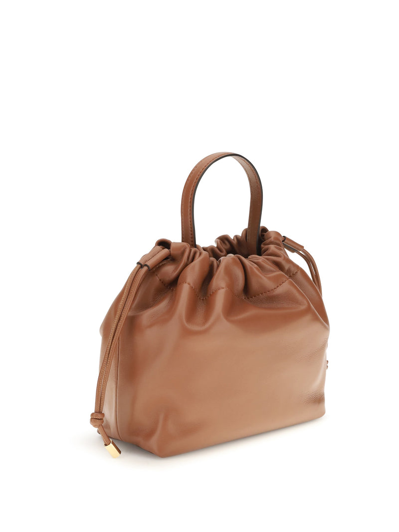 Chloé Icons Shoulder Bag — Brown Lambskin