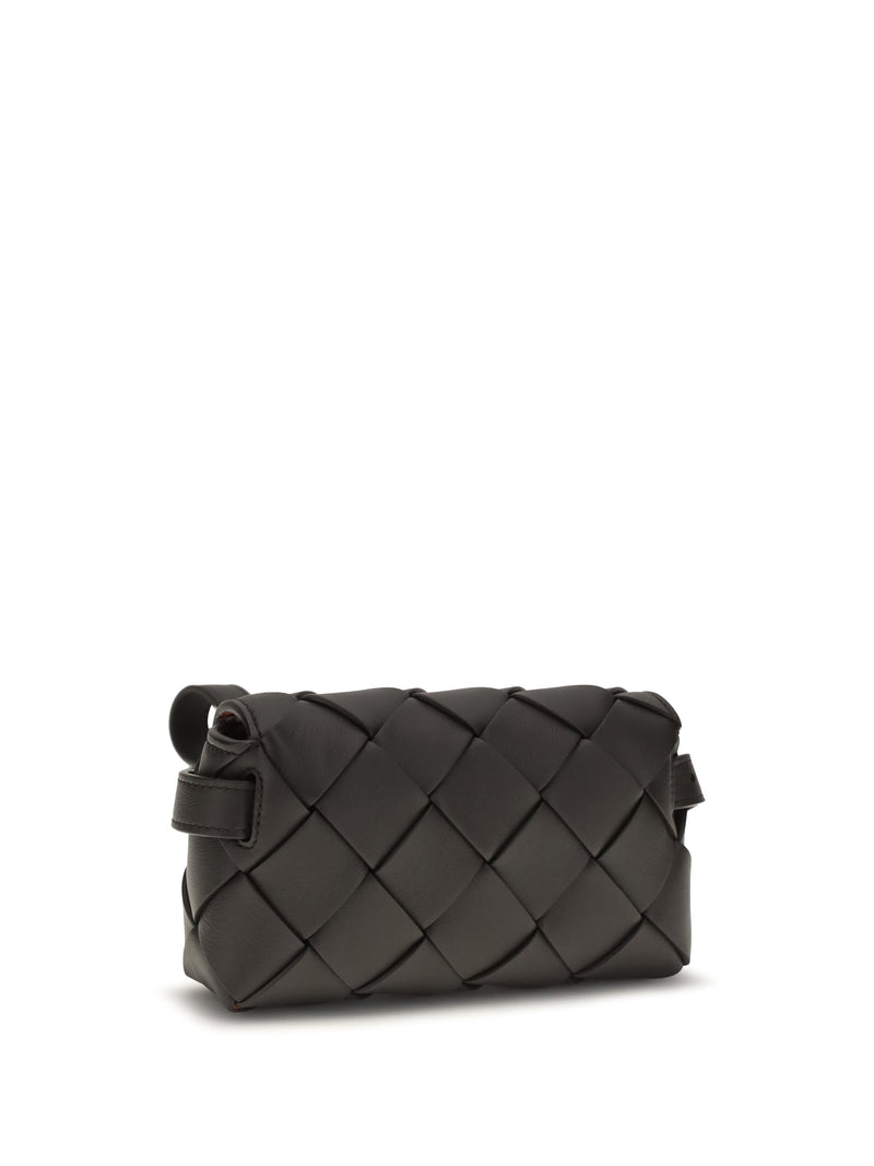 Bottega Veneta Belt Bag — Black Calf Leather