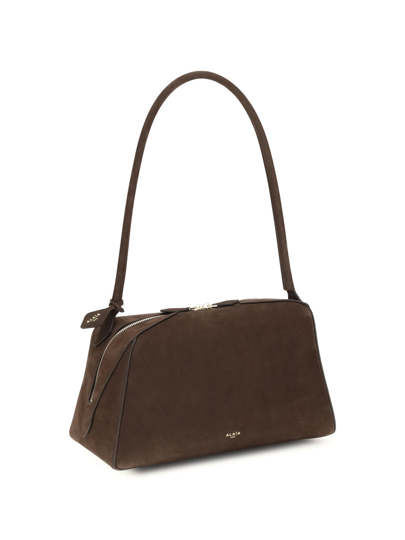 Alaïa Shoulder Bag — Brown Calf Leather