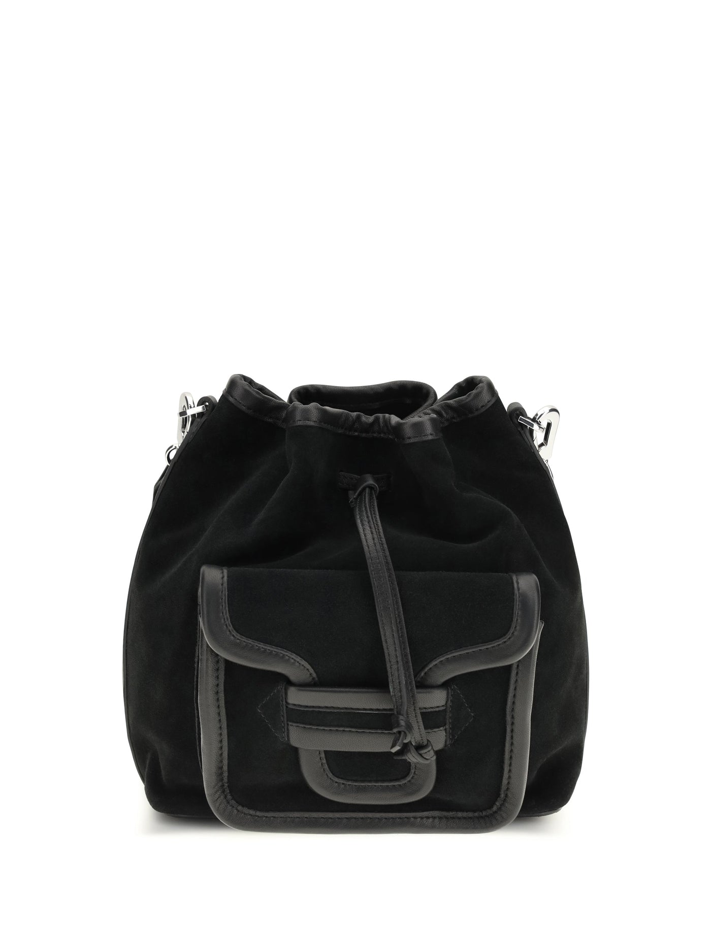 Pierre Hardy Alpha Bucket Bag — Black Calf Leather Bos Taurus