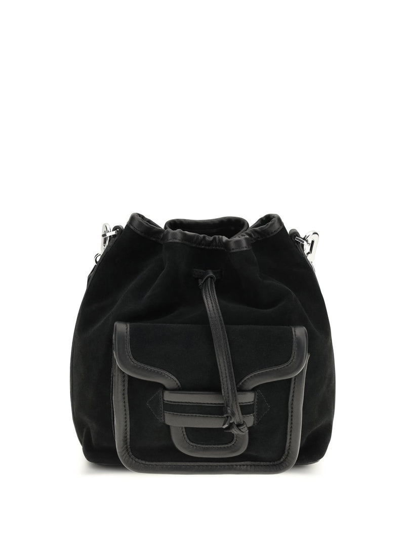 Pierre Hardy Alpha Bucket Bag — Black Calf Leather