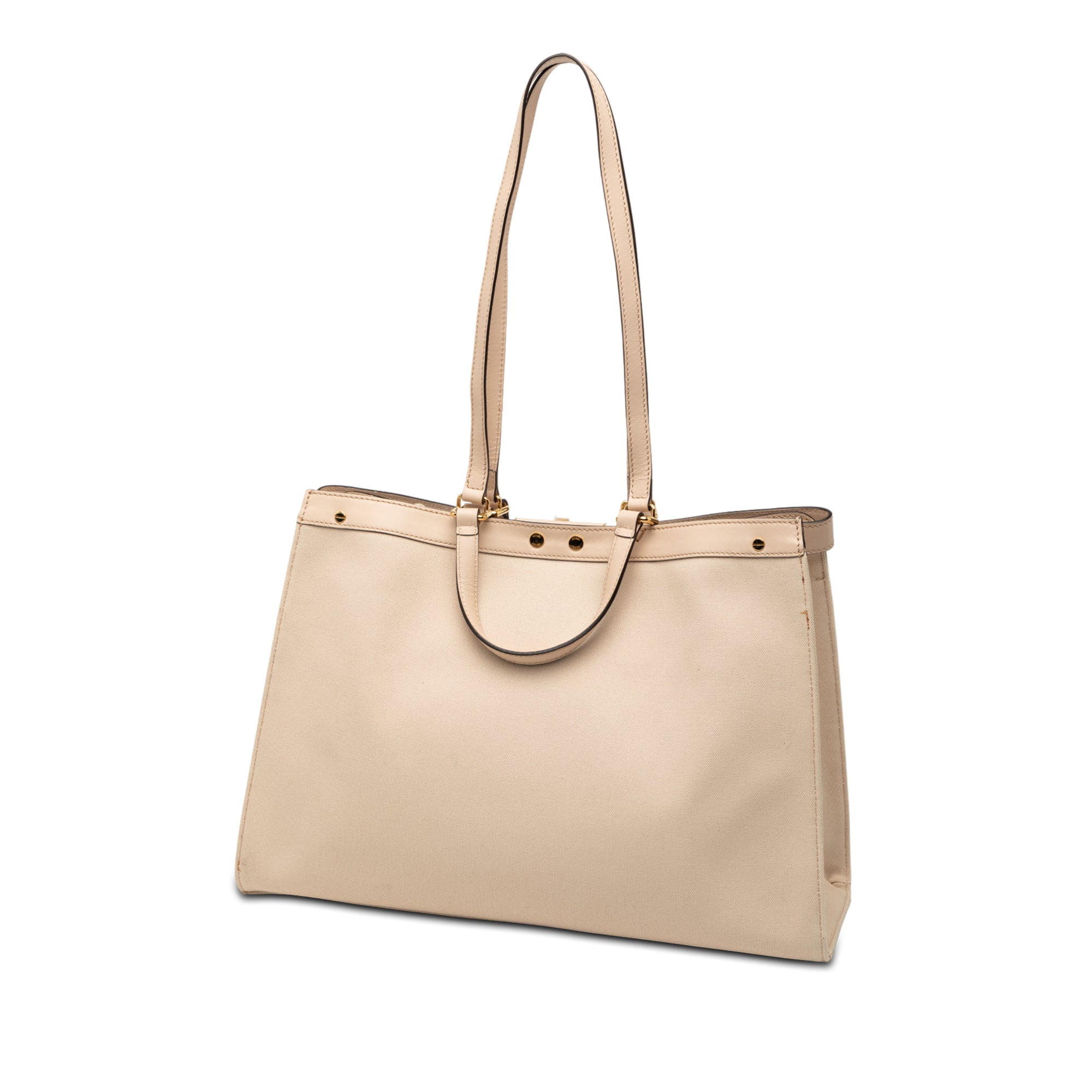 Zucca Embroidered Canvas Peekaboo X Tote - Image 2