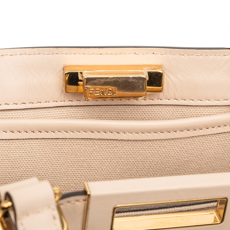 Zucca Embroidered Canvas Peekaboo X Tote - Image 7