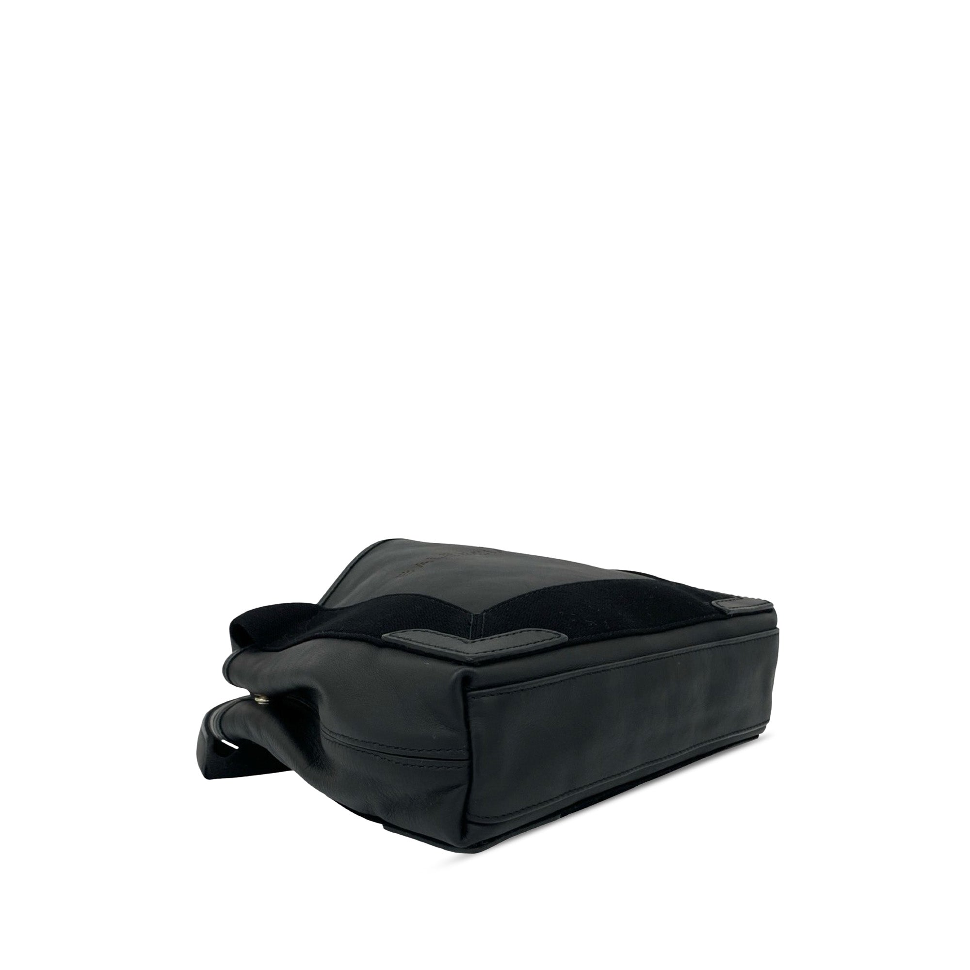 Calfskin Perforated Navy Cabas Tote XS - Image 3