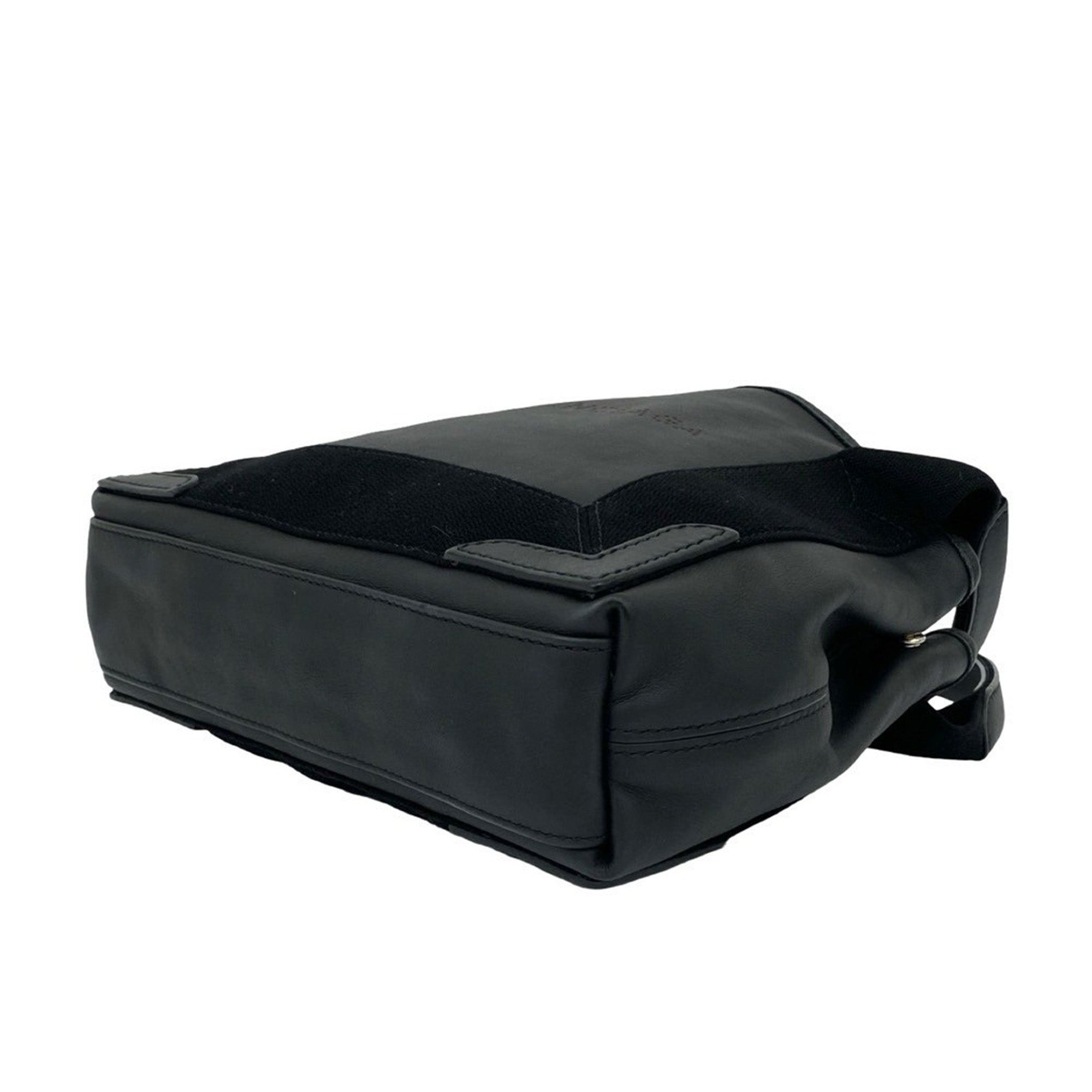 Calfskin Perforated Navy Cabas Tote XS - Image 5