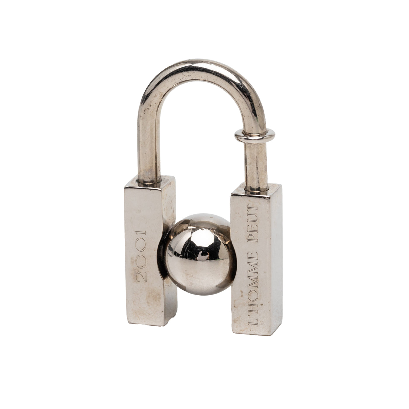 Palladium Plated L Homme Peut Embellir La Terre Cadena Charm - Image 1