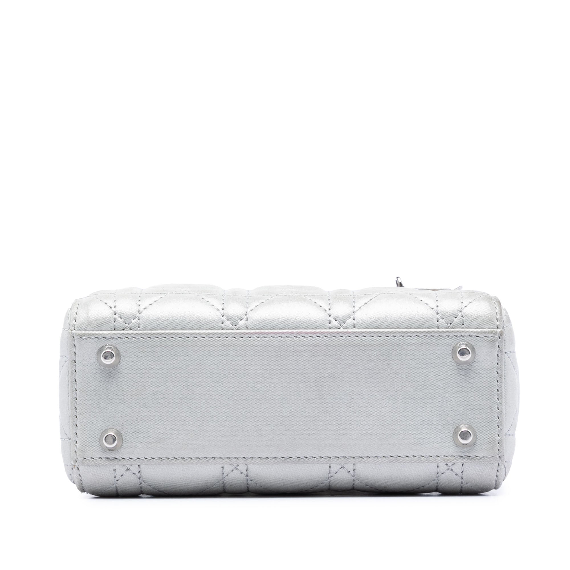 Mini Iridescent Lambskin Cannage Lady Dior - Image 3