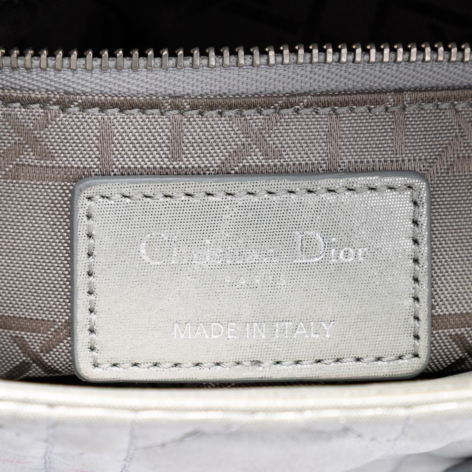 Mini Iridescent Lambskin Cannage Lady Dior - Image 5