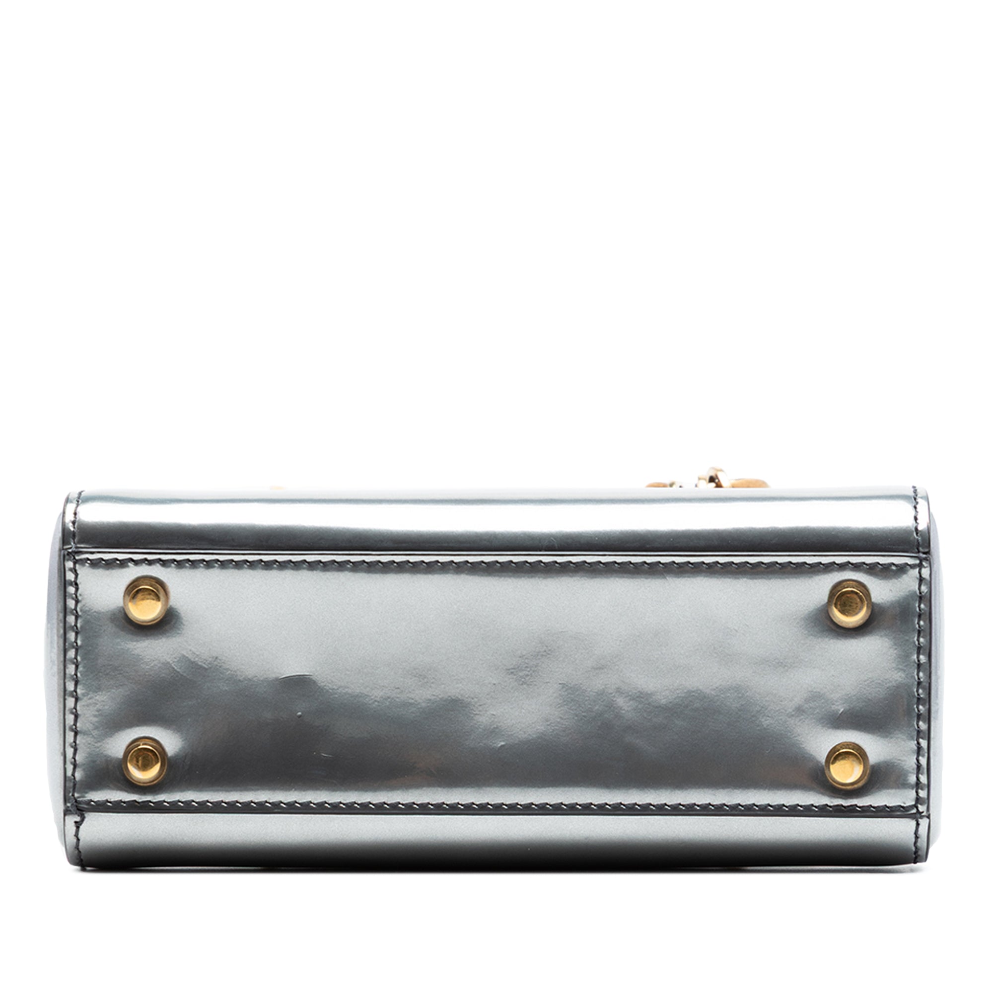 Mini Metallic Patent Lady Dior - Image 3