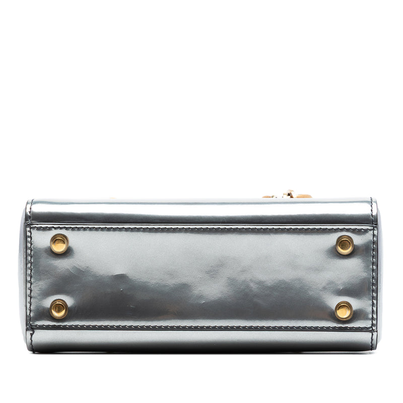 Mini Metallic Patent Lady Dior - Image 3