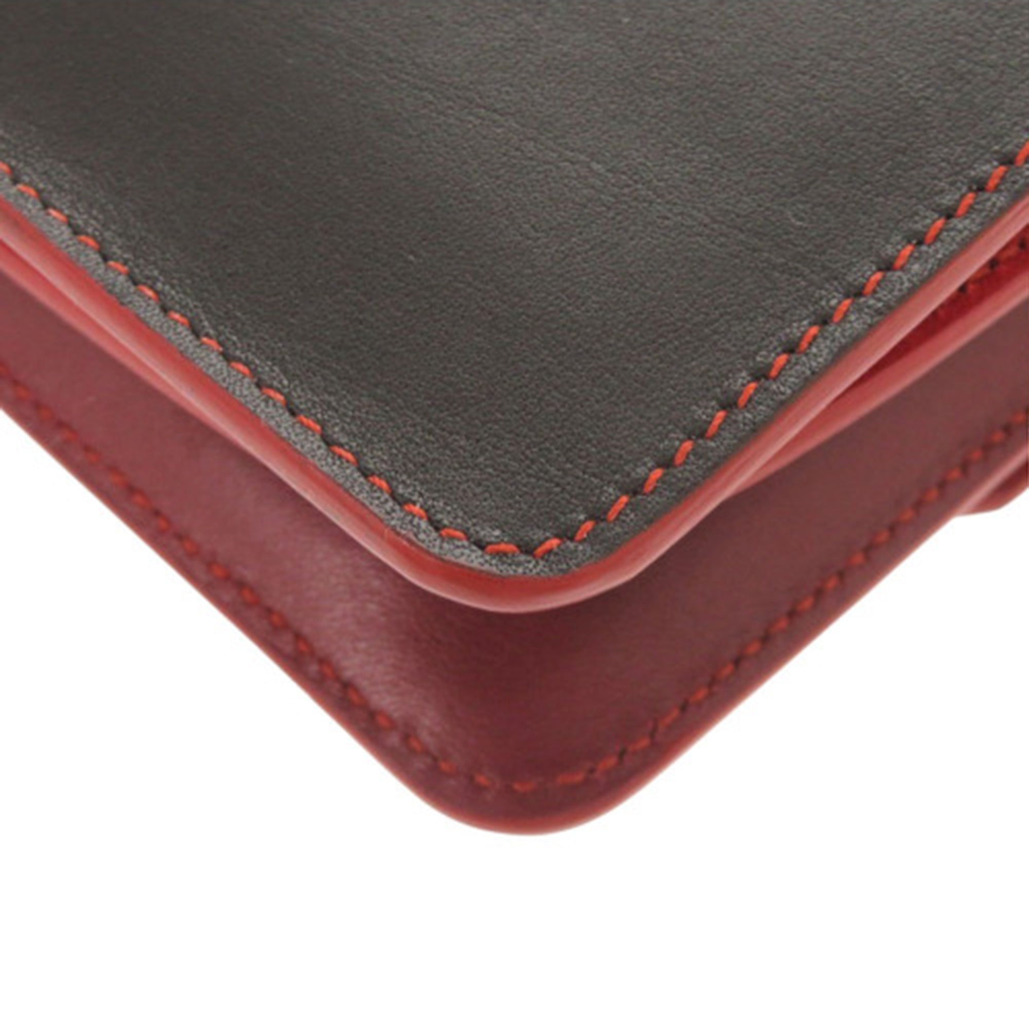 Sara Battaglia Mini Leather Zigzag Gancini Crossbody - Image 11