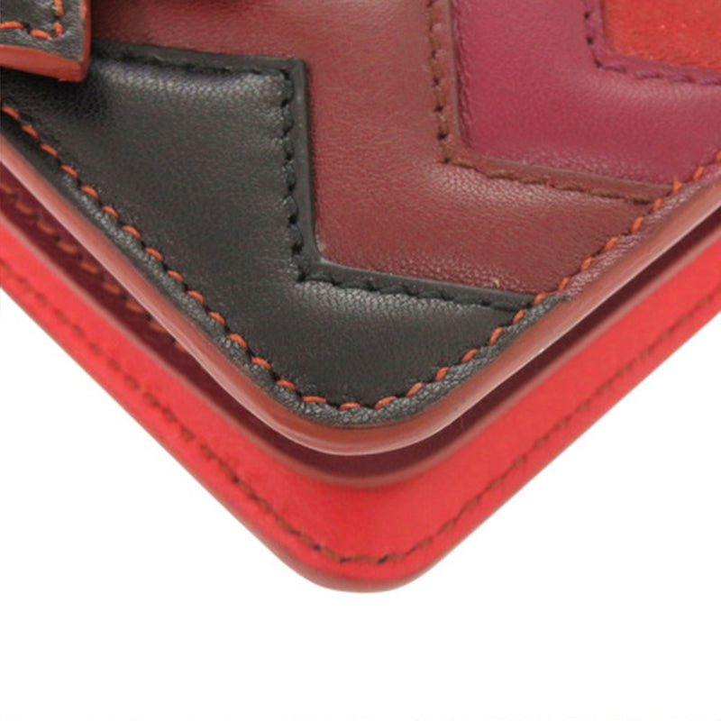 Sara Battaglia Mini Leather Zigzag Gancini Crossbody - Image 14