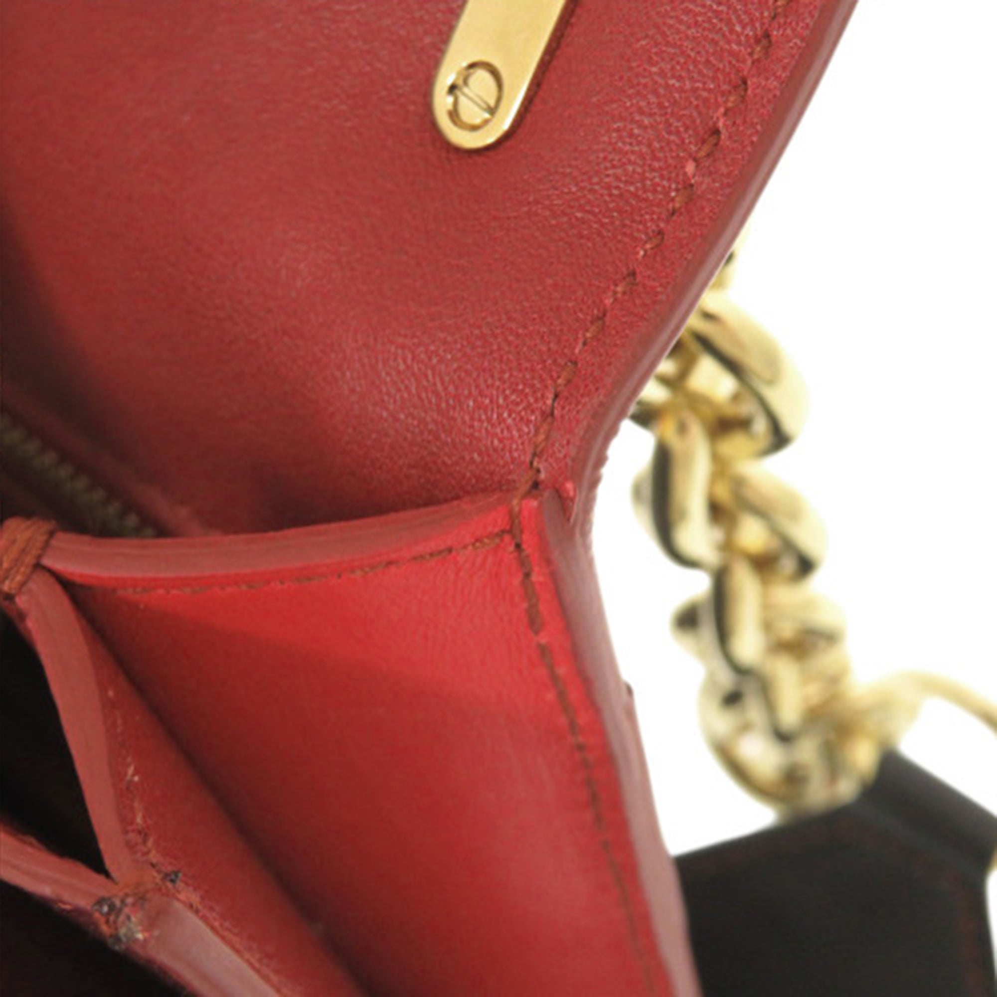 Sara Battaglia Mini Leather Zigzag Gancini Crossbody - Image 22