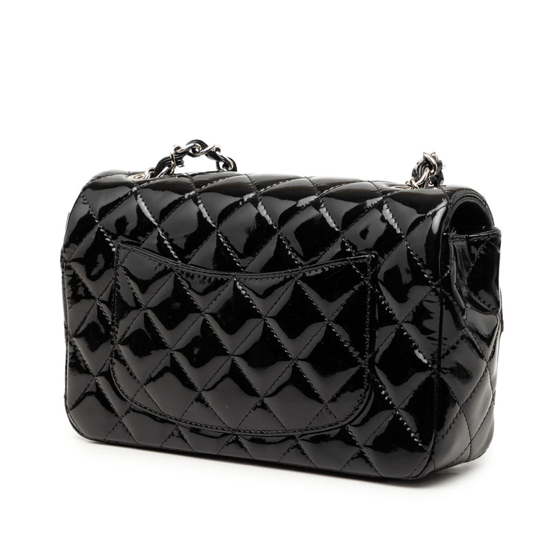 Mini Rectangular Classic Patent Single Flap - Image 2