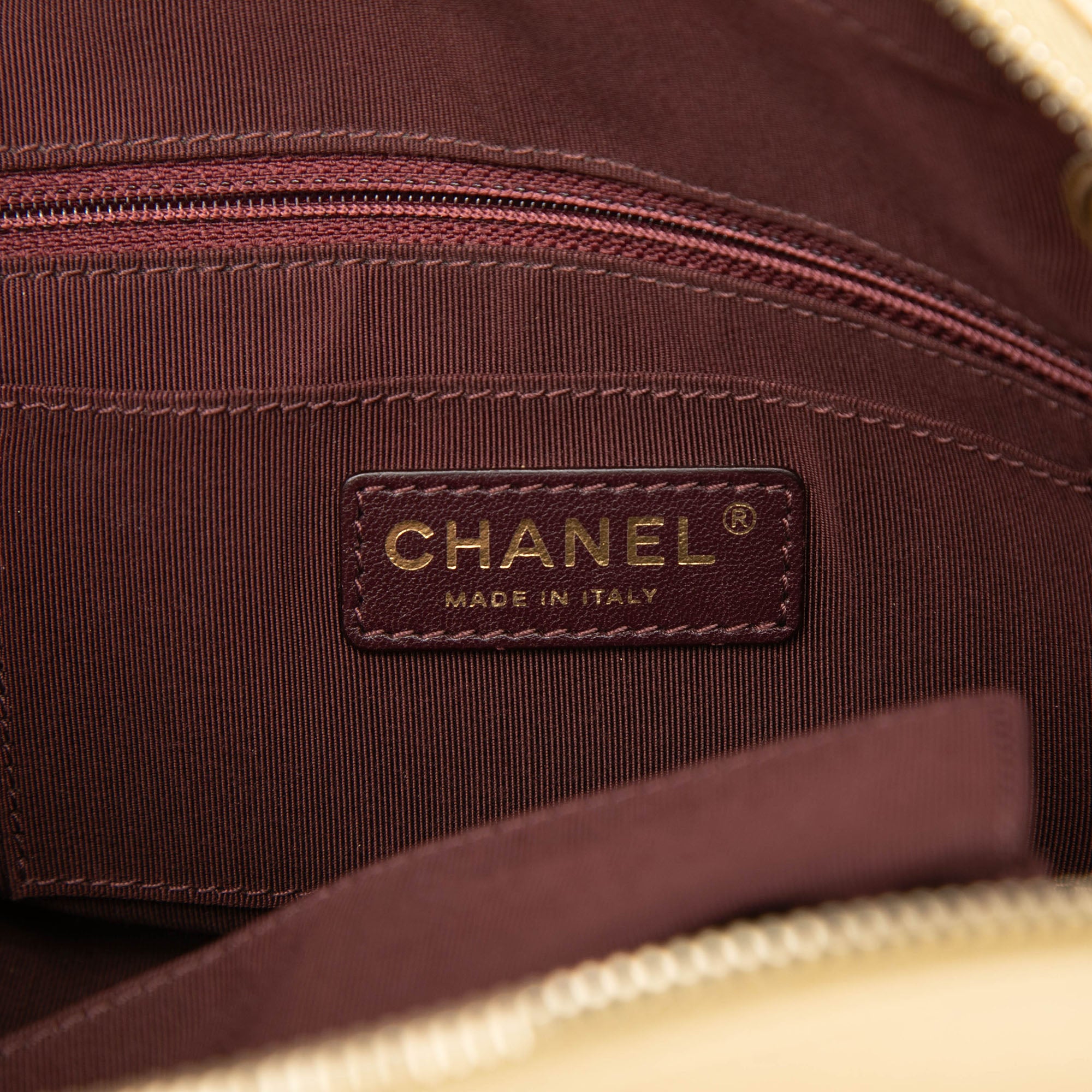 CC Chevron Lambskin Camera Shoulder Bag - Image 5
