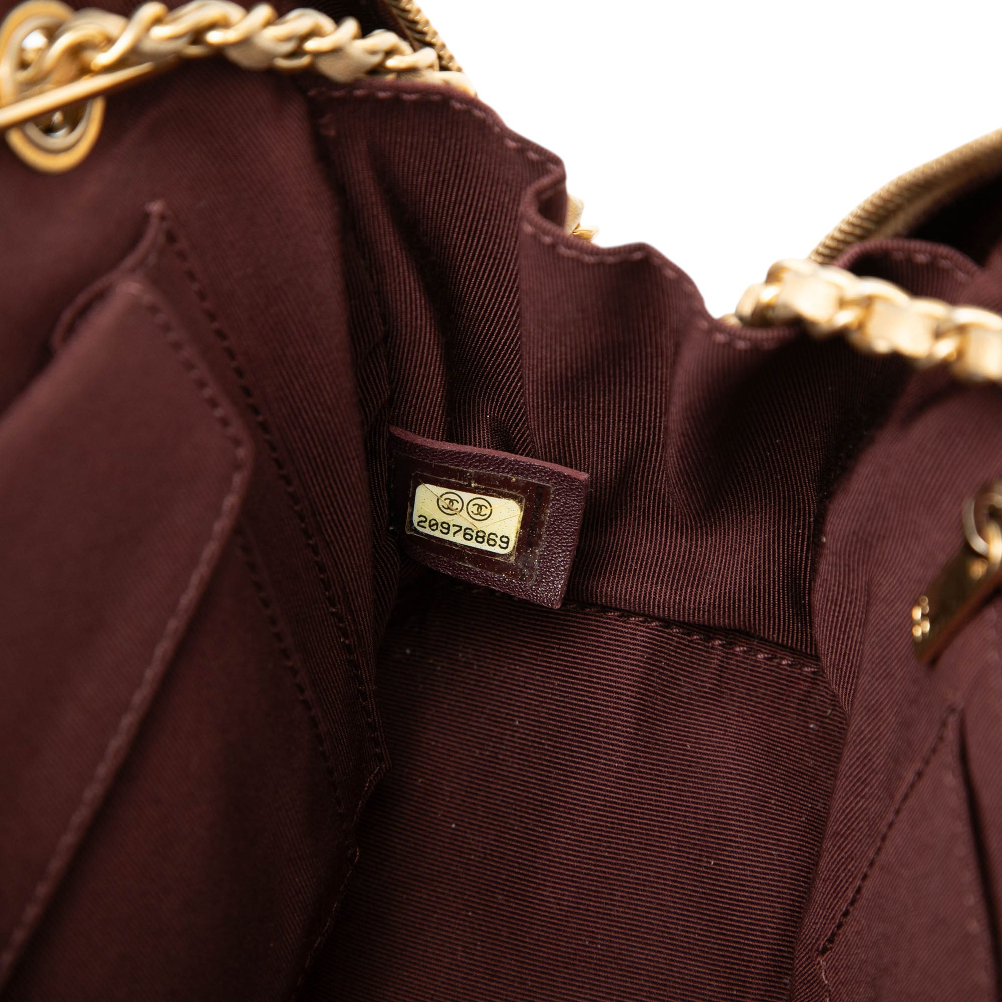 CC Chevron Lambskin Camera Shoulder Bag - Image 6