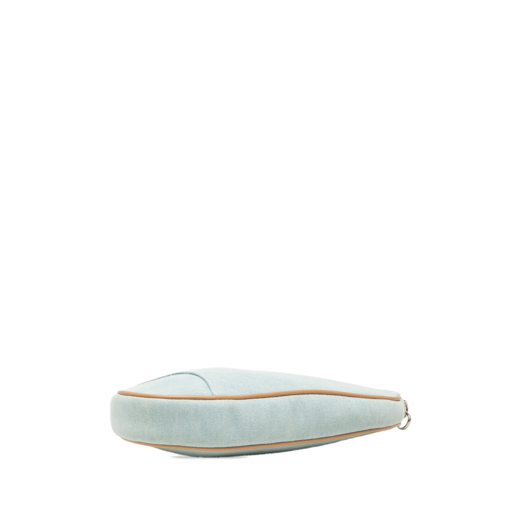 Mini Denim Saddle Pochette - Image 3