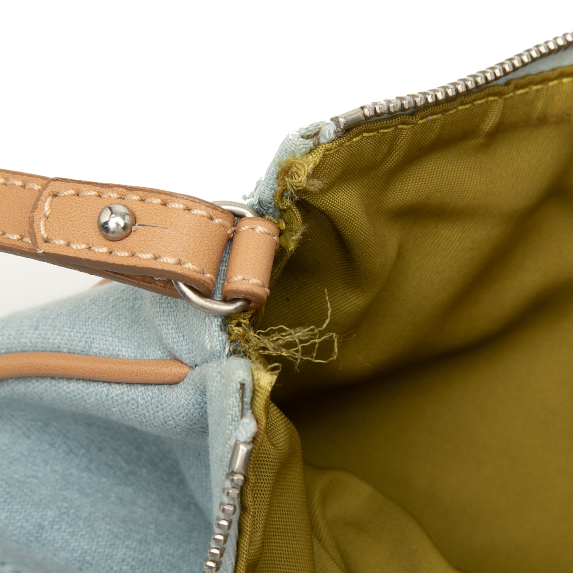 Mini Denim Saddle Pochette - Image 7
