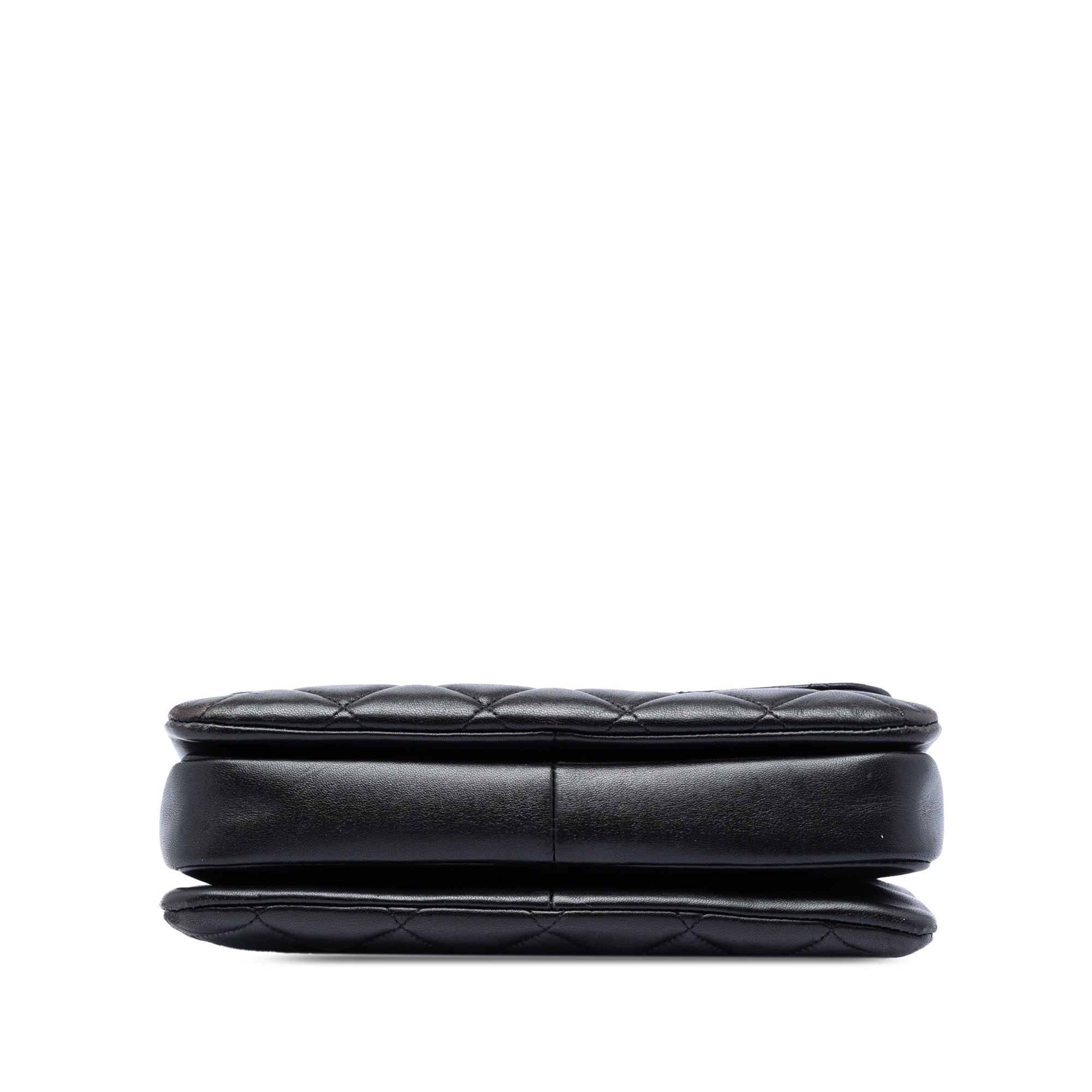 Small Quilted Lambskin Trendy CC Top Handle Flap - Image 3