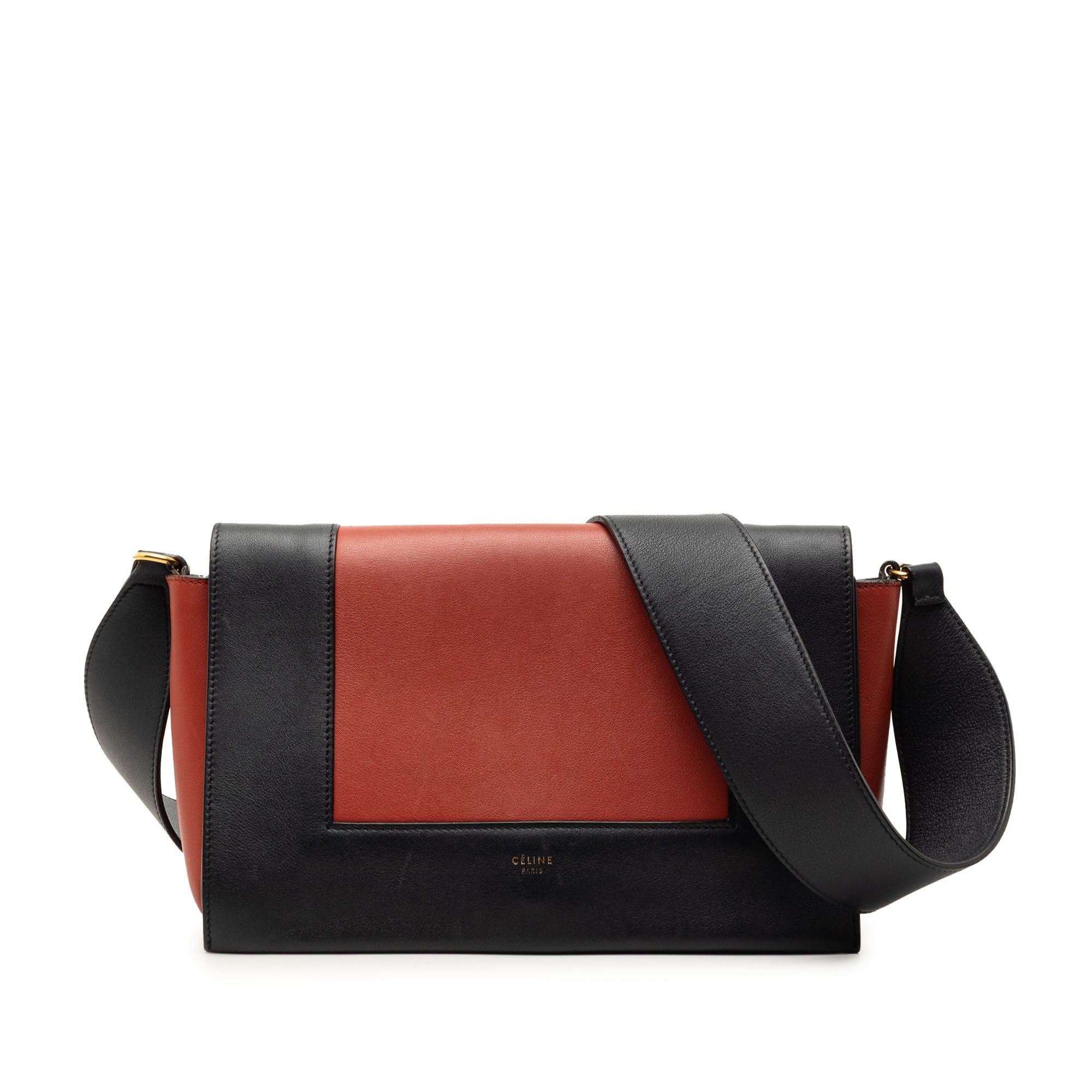 Medium Shiny Smooth Calfskin Frame Shoulder Bag - Image 1