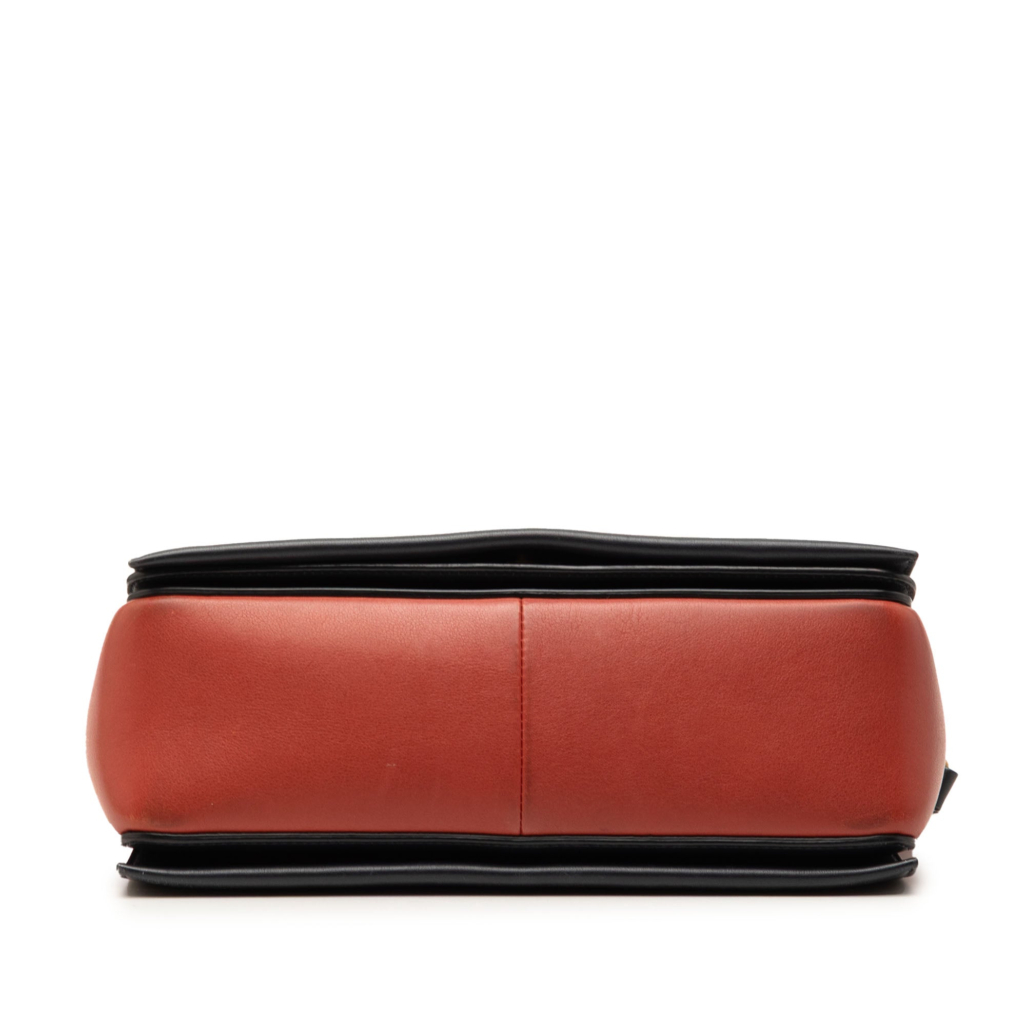 Medium Shiny Smooth Calfskin Frame Shoulder Bag - Image 3