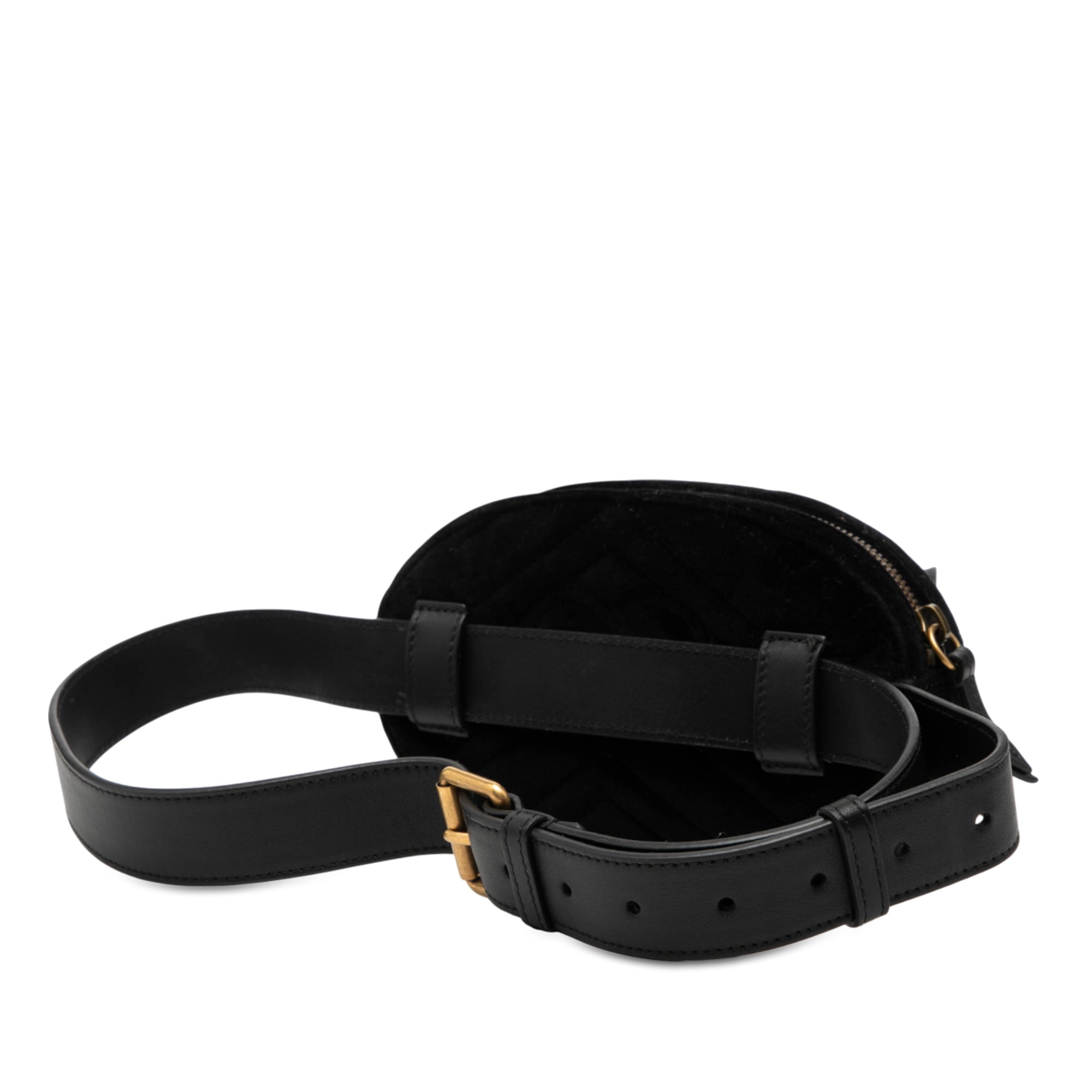 GG Marmont Matelasse Velvet Belt Bag - Image 2